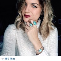 Turquoise Matrix Bracelet - Thumbnail 2