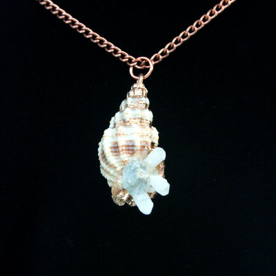 Crystal shell necklace ♥