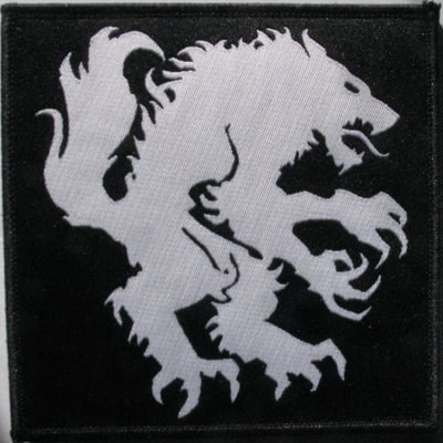 Satanic warmaster 4x4 woven patch