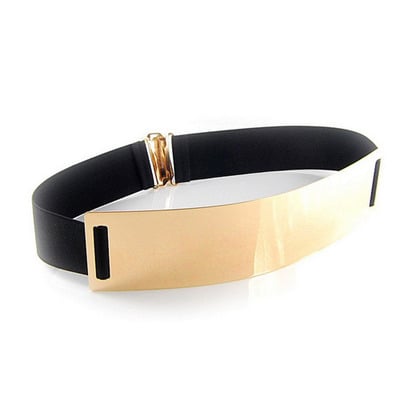 Gold plate waist belt