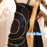 p160 Merida gown brave costume full set dress and belt - Thumbnail 1