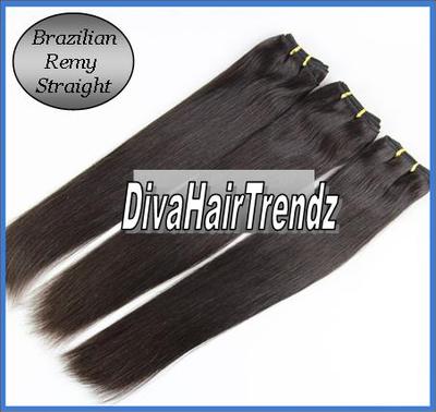 18" brazilian remy silky straight hair [3 bundles]