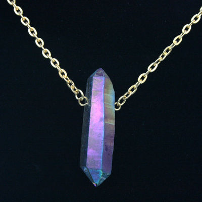 Rainbow aura necklace ♥