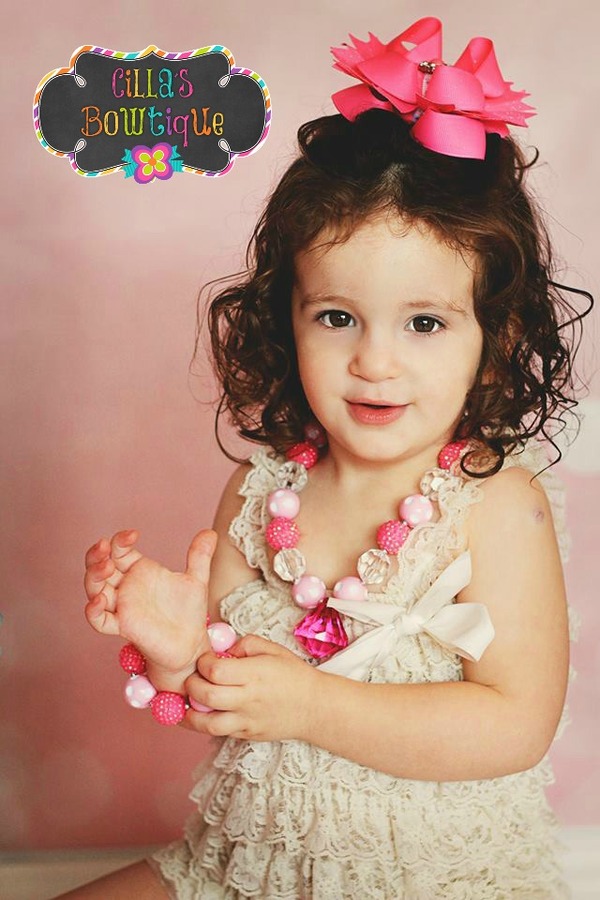Hot Pink Stacked Boutique Hairbow
