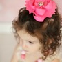 Hot Pink Stacked Boutique Hairbow-1