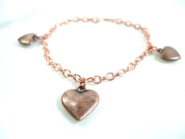 Trio of Love Charm Bracelet (B148)