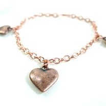 Trio of Love Charm Bracelet (B148)