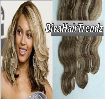 16", 18" & 20" brazilian body wave blonde & brown mix hair [3 bundles] *new*