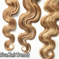 24" Brazilian Body Wave Blonde & Light Brown Mix Hair [3 Bundles] *New* - Thumbnail 4