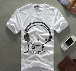 Headphones Prints T-shirt
