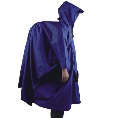 Durable nylon backpacker poncho