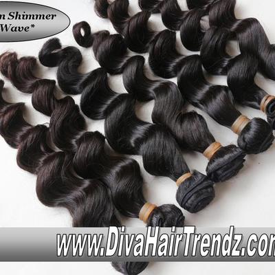22", 24" & 26" malaysian remy shimmer loose wave [3 bundles] *new*