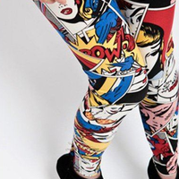 Hot Hip Comic Leggings - Thumbnail 2