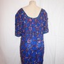 Vintage Midnight Run Blue Sequins Dress Size 1x-4