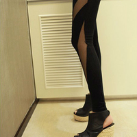 Striped Tights Leggings - Thumbnail 1