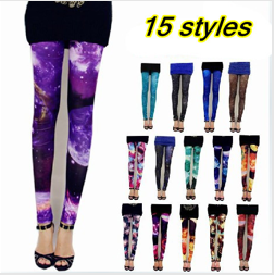 15 Styles Hot Galaxy Leggings