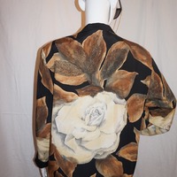 Vintage Platinum Black Brown Blazer Size 1x - Thumbnail 3