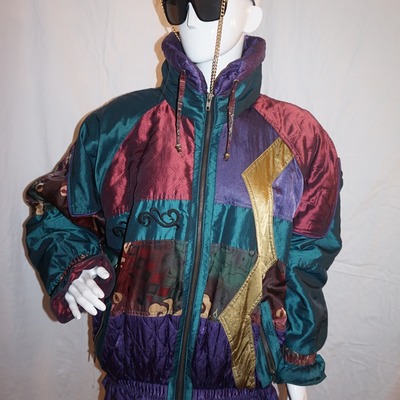 Vintage gallery colorful coat size 1x