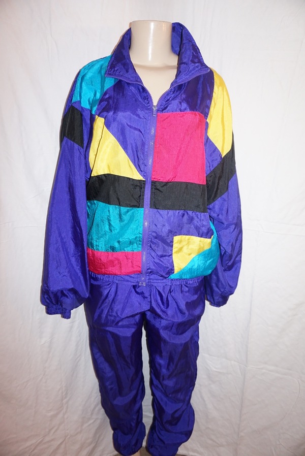 Vintage LongStreet Purple Track Suit Size XL