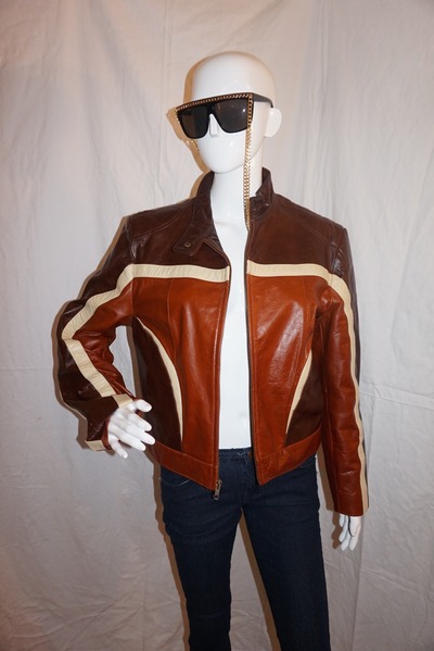 Wilson brown leather jacket size s-m