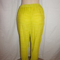 Vintage Osmeraldo Lime Green Pants Size 1x - Thumbnail 2