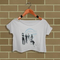 crop top the strokes shirt women tee band - Thumbnail 1