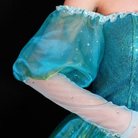 P158 with sea star rhinestone Ariel gown dress Little mermaid  - Thumbnail 4