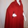 Vintage MG Kinsler RTD Trench Red Cape Coat Size 2x-3x-1