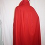 Vintage MG Kinsler RTD Trench Red Cape Coat Size 2x-3x-3