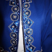 Vintage Nah Nah Collection Blue Sequins Throw Size S-M - Thumbnail 3