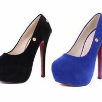 Back Lace Sexy Pumps - Thumbnail 4