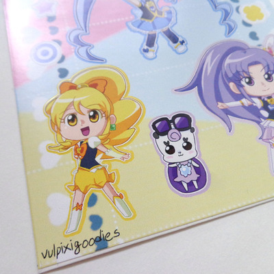 Happinesscharge precure sticker sheet
