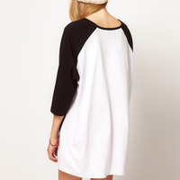 Smile Face Loose Half Sleeve Shirt - Thumbnail 3