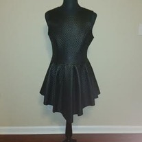 Quilted Black Dress