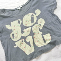 LOVE Crop Top - Thumbnail 1