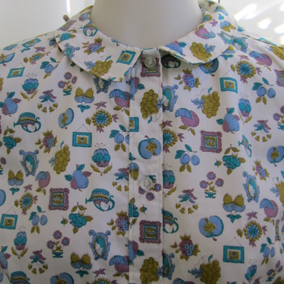 1950's novelty print top