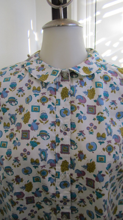 1950's Novelty Print Top