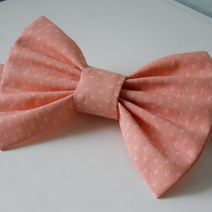 Men's-Teenager-Young Adult-Boys Pink Adjustable Bowtie. Great for photos, weddings, special occasions, every day wear.  - Thumbnail 2