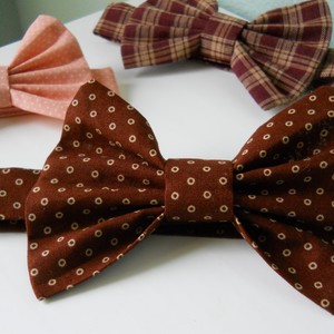 Men's-Teenager-Young Adult-Boys Brown Adjustable Bowtie. Great for photos, weddings, special occasions, every day wear. 