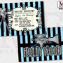 Hollywood Invitation, Hollywood Invitations, Red Carpet Invitation, Sweet Sixteen invitation, Cinema Invitation, Invitations, Invitation-1