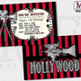 Hollywood Invitation, Hollywood Invitations, Red Carpet Invitation, Sweet Sixteen invitation, Cinema Invitation, Invitations, Invitation-2