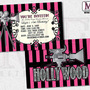Hollywood Invitation, Hollywood Invitations, Red Carpet Invitation, Sweet Sixteen invitation, Cinema Invitation, Invitations, Invitation-3