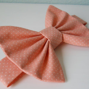 Mens-Teenager-Young Adult-Boys Pink Polka-Dot Adjustable Bowtie. Great for photos, weddings, special occasions, every day wear.