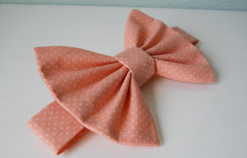 Mens-Teenager-Young Adult-Boys Pink Polka-Dot Adjustable Bowtie. Great for photos, weddings, special occasions, every day wear.