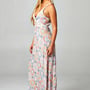 Tapestry Print Braided Detail Maxi Dress -3