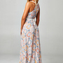 Tapestry Print Braided Detail Maxi Dress -4