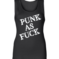 PUNK AS F#CK Ladies Tank # 907 - Thumbnail 1