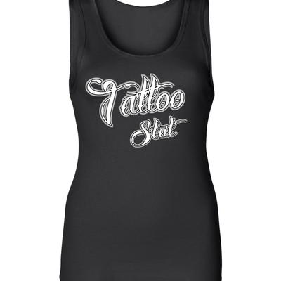 Tattoo slut ladies tank # 904