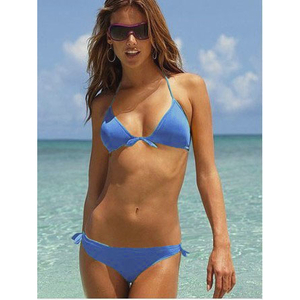 Sky Blue Triangle Bikini
