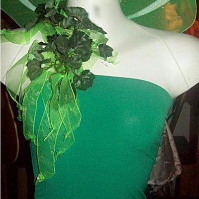 Tinkerbell costume-custom-dress,wings,wand - Thumbnail 1